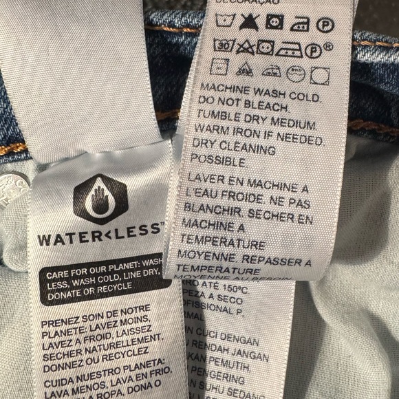 Levi’s Ribcage Straight Ankle Jeans Button Fly High Waist 32 - Picture 13 of 13